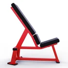 Commercial-grade frame construction on a Hammer Force Pro incline bench