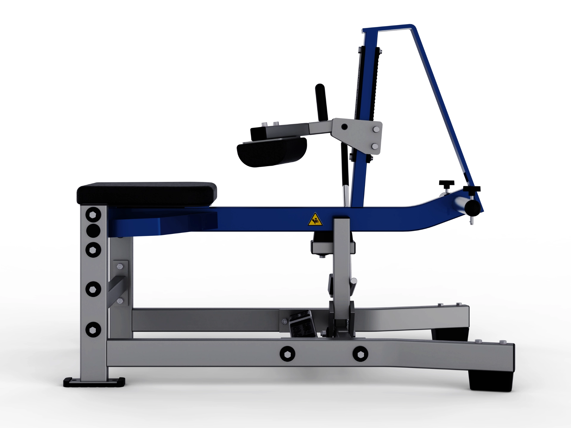 Hammer Force Pro seated calf raise machine with plate-loaded resistance and adjustable thigh pad restraint