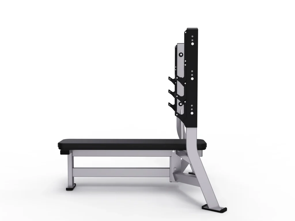 Hammer Force Pro Olympic Flat Bench for commercial barbell strength training