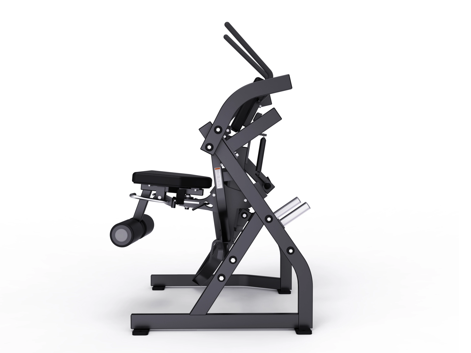 Hammer Force Pro abdominal and oblique crunch machine with plate-loaded resistance