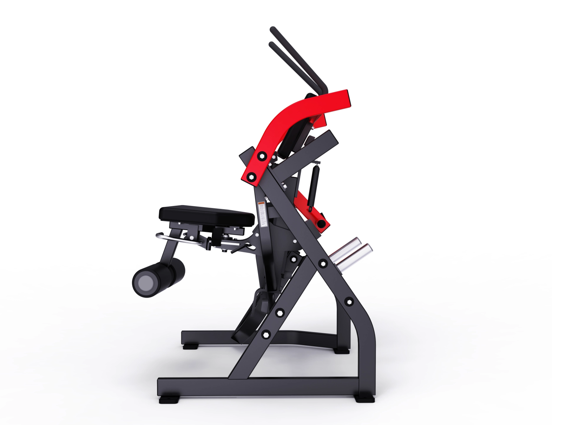 Hammer Force Pro abdominal and oblique crunch machine with plate-loaded resistance