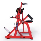 Arm support and plate-loading system on the Hammer Force Pro Plate-Loaded Seated Biceps