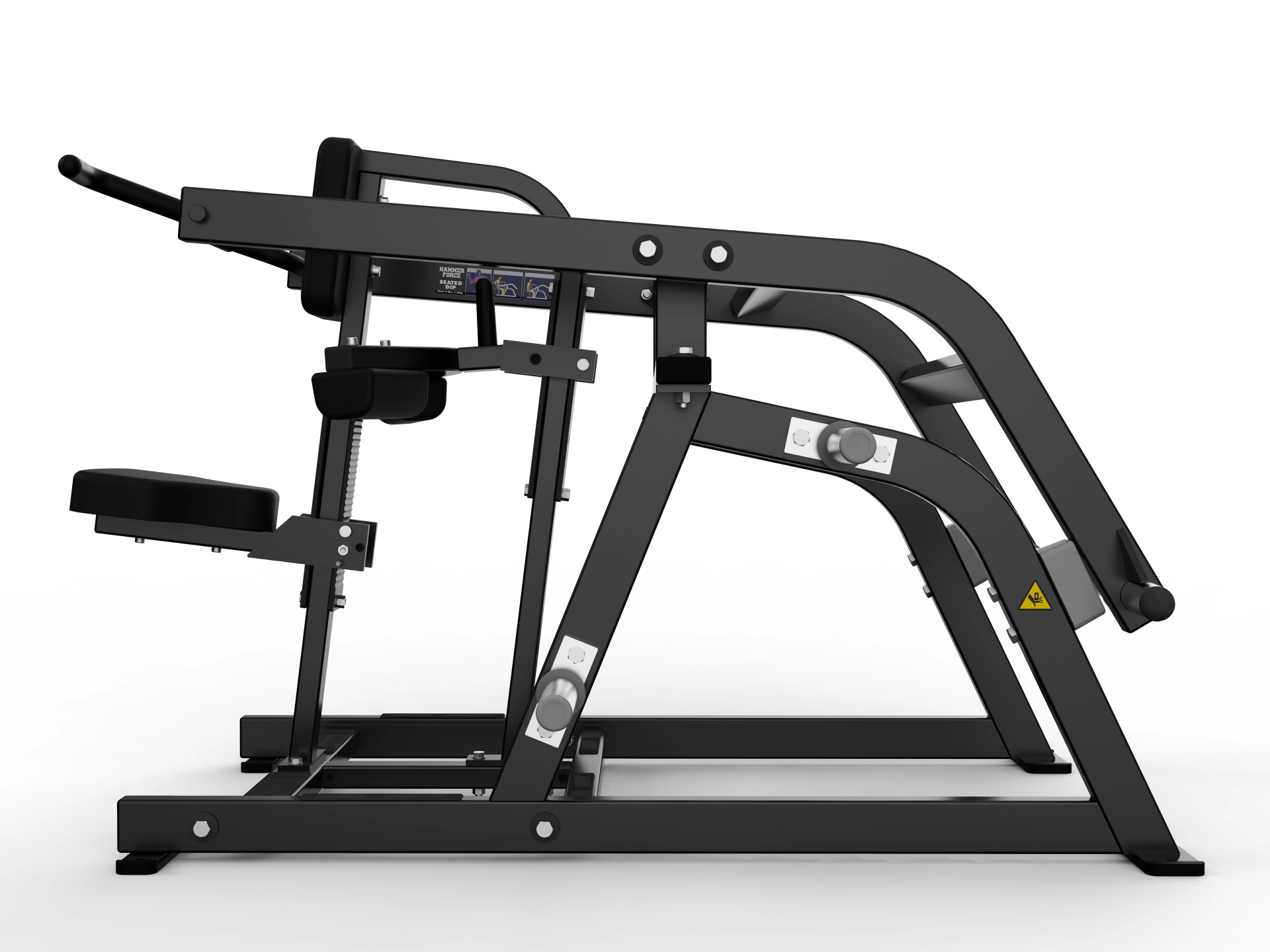 Hammer Force Pro Seated Dip machine with plate-loaded resistance