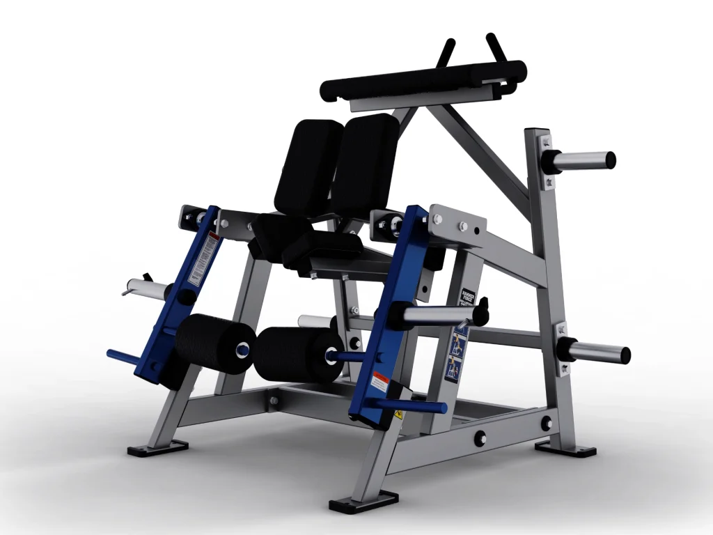 Hammer Force Pro Plate-Loaded Split-Move Kneeling Leg Curl machine for commercial hamstring training