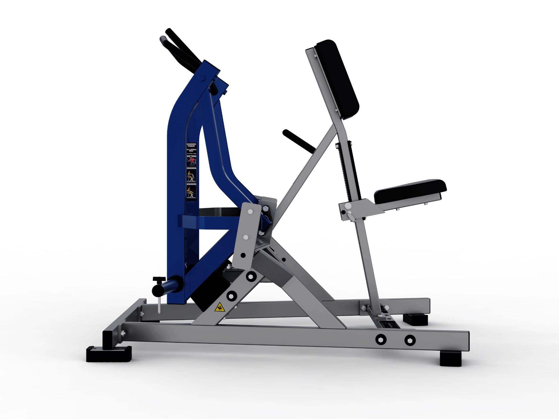 Hammer Force Pro Split-Move Row machine with independent rowing arms