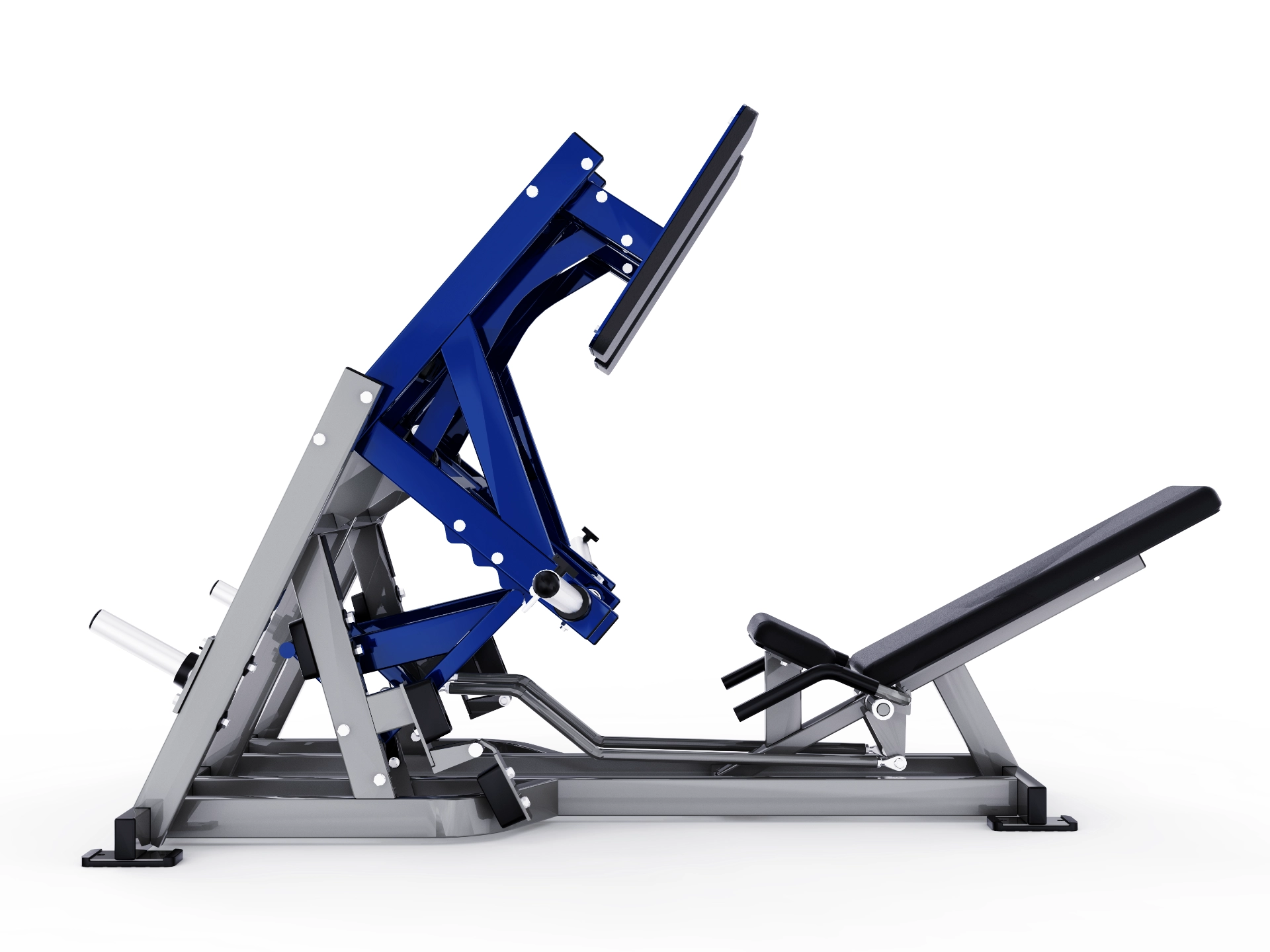 Hammer Force Pro Super Squat Press with articulating foot platforms