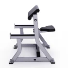 Hammer Force Pro Seated Arm Curl bench for commercial biceps training