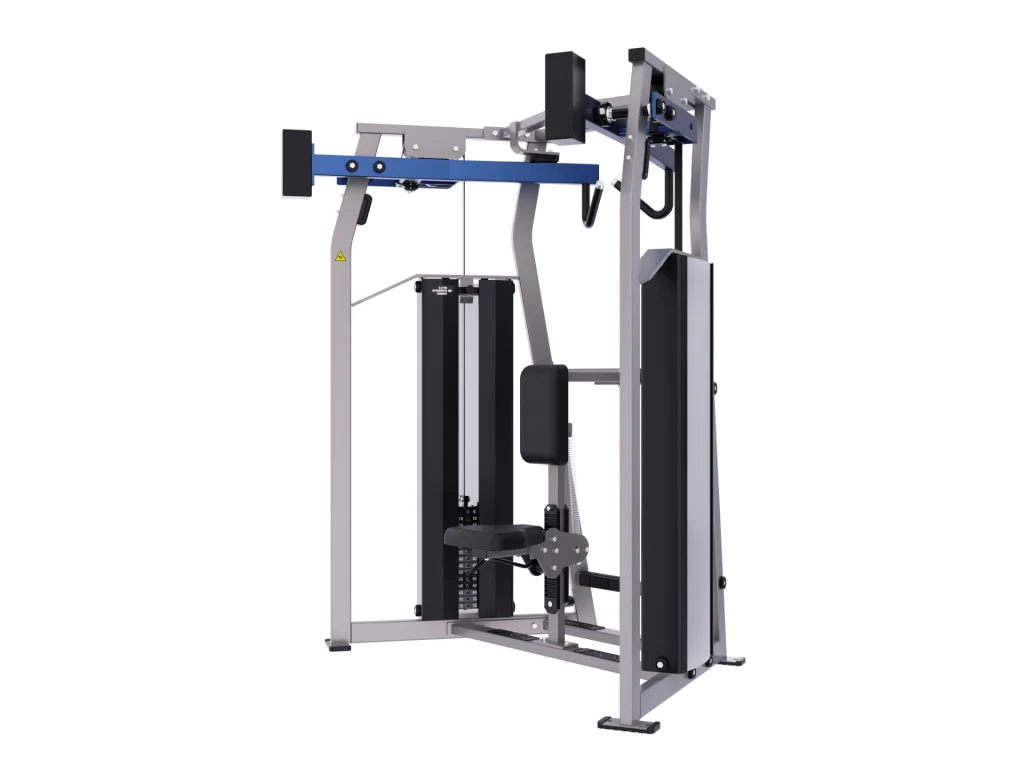 Hammer Force Pro Split-Move High Row machine for commercial upper-back strength training