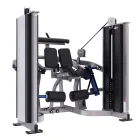 Independent leg movement on a Hammer Force Pro kneeling leg curl machine