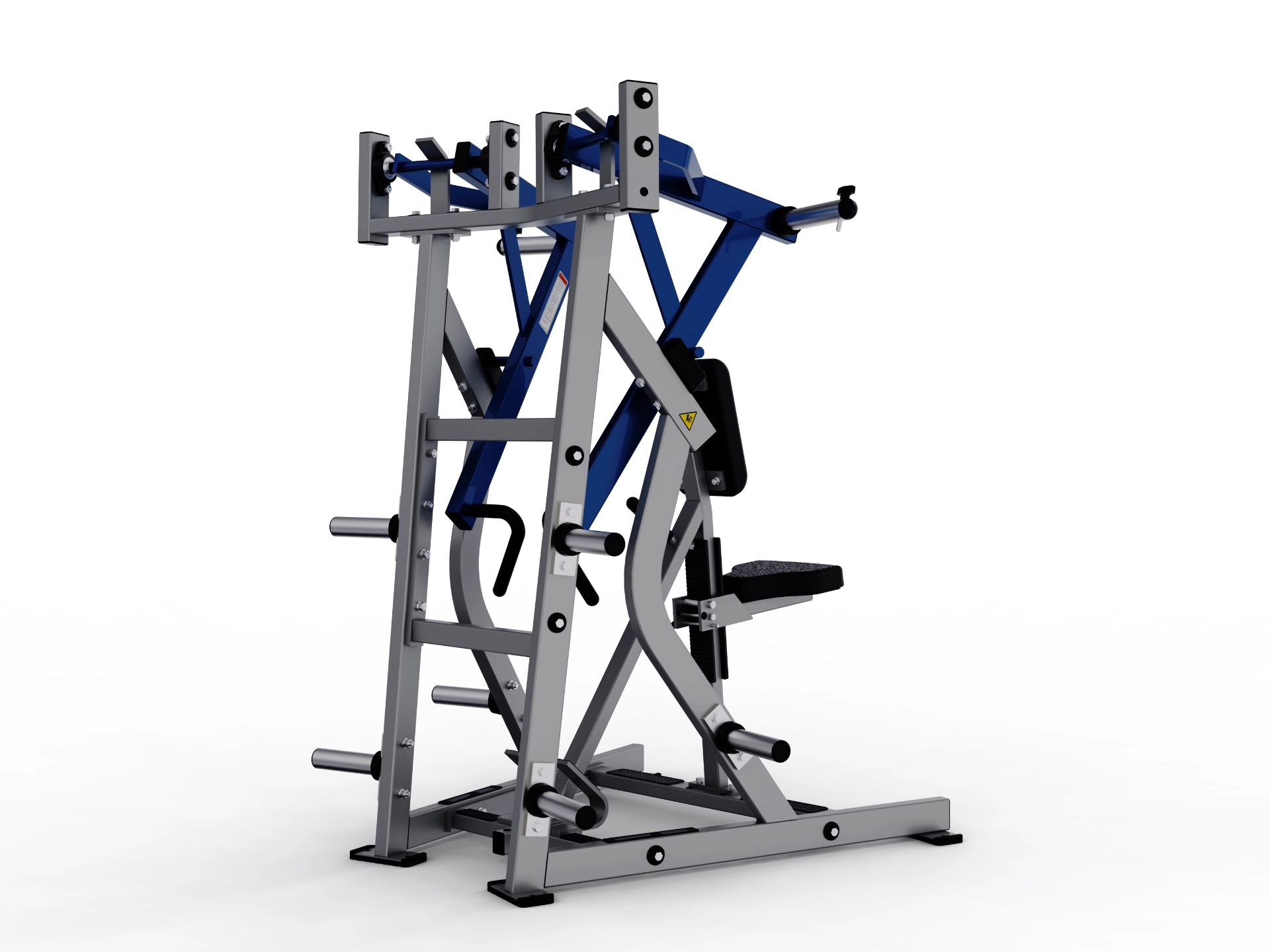 Independent rowing arms on the Hammer Force Pro Split-Move Low Row