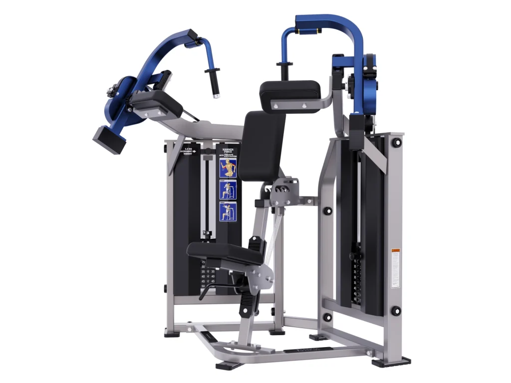 Hammer Force Pro Split-Move Triceps Extension machine for commercial arm strength training